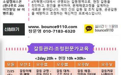 갈등관리 조정전문가 2급 민간자격 취득과정